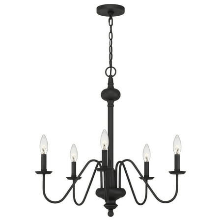 Ashley Harbour Illiana 5-Light Grey Ash Chandelier