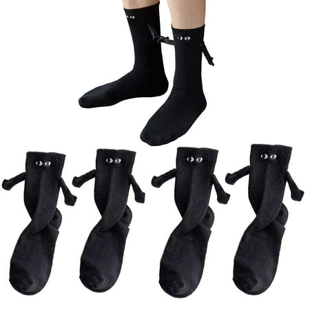 2 Pairs Couple Holding Hands Socks Magnetic Funny Holding Sock Hand in Hand Socks Black White Magnetic Couple Funny Socks for Men Women - black
2 Pairs Couple Holding Hands Socks Magnetic Funny Holding Sock Hand in Hand Socks Black White Magnetic Couple Funny Socks for Men Women - black