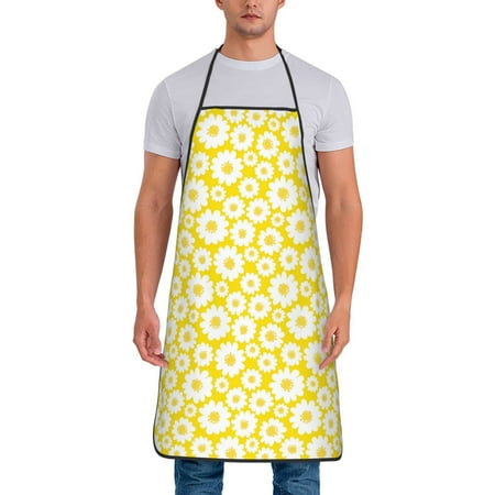 Chef Aprons for Men and Women - Beautiful Daisies Flowers Oil-Resistant Bib Aprons for Cooking Waterproof BBQ Grilling Kitchen Aprons Gifts for Women and Men
Chef Aprons for Men and Women - Beautiful Daisies Flowers Oil-Resistant Bib Aprons for Cooking Waterproof BBQ Grilling Kitchen Aprons Gifts for Women and Men