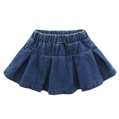 WIBACKER Toddler Kids Little Girls Pleated Denim Skirts a-Line Jeans Skirt Mini Short Skirts
WIBACKER Toddler Kids Little Girls Pleated Denim Skirts a-Line Jeans Skirt Mini Short Skirts