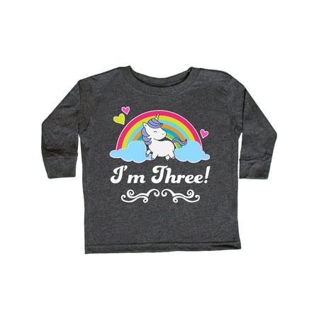 Inktastic 3rd Birthday Rainbow with Unicorn Gift Toddler Toddler Girl Long Sleeve T-Shirt
Inktastic 3rd Birthday Rainbow with Unicorn Gift Toddler Toddler Girl Long Sleeve T-Shirt