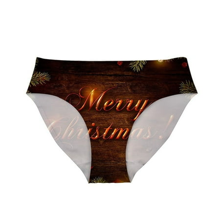 DECILRO Lingerie for Women Women s Christmas Printed Underwear Briefs Lce Silk Casual Comfortable Underwear Women s Underwear Brown L
DECILRO Lingerie for Women Women s Christmas Printed Underwear Briefs Lce Silk Casual Comfortable Underwear Women s Underwear Brown L
