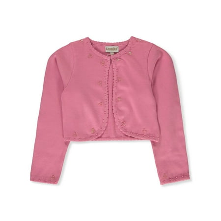 Cookie s Girls Knit Pearl Shrug - pink 3t (Toddler)