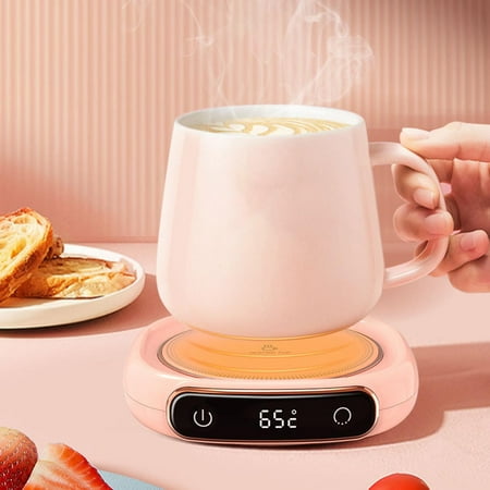 Smart Beverage Cup Warmer Constant Temperature with 3 Temperature Settings coffee Heating Pad for Gift Office Home Desk Drinks Pink
Smart Beverage Cup Warmer Constant Temperature with 3 Temperature Settings coffee Heating Pad for Gift Office Home Desk Drinks Pink