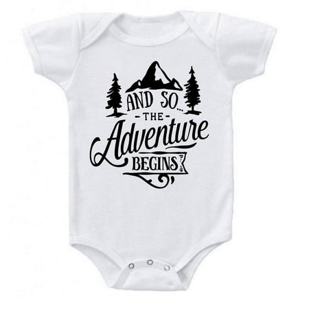 Ink Trendz® And So Let The Adventure Begin Baby Pregnancy Announcement Baby Bodysuit One-piece Romper (6 Months White)
Ink Trendz® And So Let The Adventure Begin Baby Pregnancy Announcement Baby Bodysuit One-piece Romper (6 Months White)