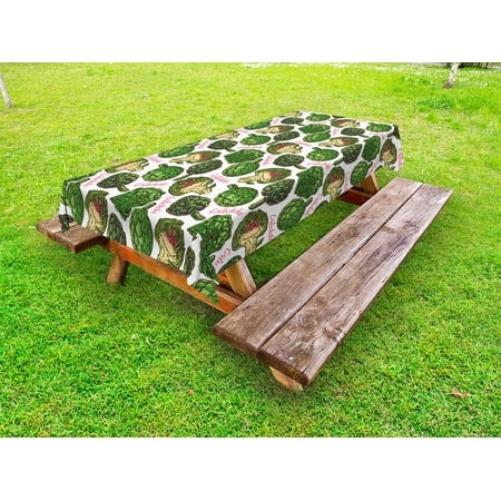 Artichoke Outdoor Tablecloth Hand Drawn Super Food with Vibrant Colors Cooking Inspired Art Decorative Washable Fabric Picnic Tablecloth 58 X 104 Inches Hunter Green and Fern Green by Ambesonne
Artichoke Outdoor Tablecloth Hand Drawn Super Food with Vibrant Colors Cooking Inspired Art Decorative Washable Fabric Picnic Tablecloth 58 X 104 Inches Hunter Green and Fern Green by Ambesonne