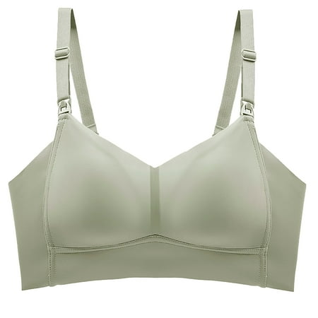 YDKZYMD Nursing Bra for Women Comfortable High Support Large High Quality Plus Size Bras 1 Pack Purple/Khaki/Green M-3XL
YDKZYMD Nursing Bra for Women Comfortable High Support Large High Quality Plus Size Bras 1 Pack Purple/Khaki/Green M-3XL