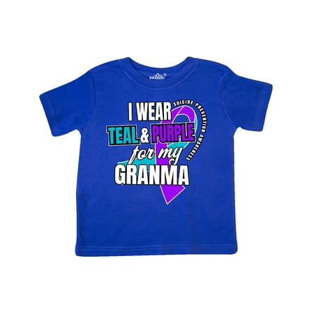 Inktastic Suicide Prevention I Wear Teal and Purple for My Granma Gift Toddler Boy or Toddler Girl T-Shirt
Inktastic Suicide Prevention I Wear Teal and Purple for My Granma Gift Toddler Boy or Toddler Girl T-Shirt