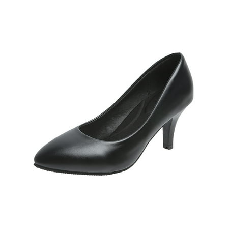 Rotosw Ladies Work Pumps Comfort Pump Shoes Slip On Stiletto Heels Breathable Pointed Toe Dress Shoe Dating Fashion Loafers Stiletto Heels Black 6.5
Rotosw Ladies Work Pumps Comfort Pump Shoes Slip On Stiletto Heels Breathable Pointed Toe Dress Shoe Dating Fashion Loafers Stiletto Heels Black 6.5