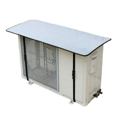 Air Conditioner Outdoor Unit Top Cover Dust Prevention Rainproof Windproof Outdoor AC Cover for 110x55cm/43.3x21.7in
Air Conditioner Outdoor Unit Top Cover Dust Prevention Rainproof Windproof Outdoor AC Cover for 110x55cm/43.3x21.7in