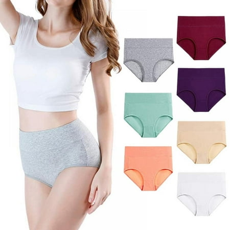 Baywell Womens High Waist Cotton Briefs Tummy Control Panties Full Coverage Ladies Panties Plus Size Soft Breathable Underwear Briefs Multipack M-4XL
Baywell Womens High Waist Cotton Briefs Tummy Control Panties Full Coverage Ladies Panties Plus Size Soft Breathable Underwear Briefs Multipack M-4XL