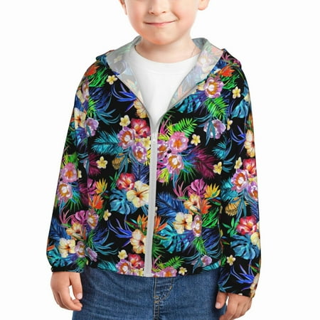Vsdgher Colorful Flowers Kids Sun Protection Hoodie with Zip Rash Guard Tops Children s Long Sleeve Sun Protection Clothing - 3 Years
Vsdgher Colorful Flowers Kids Sun Protection Hoodie with Zip Rash Guard Tops Children s Long Sleeve Sun Protection Clothing - 3 Years