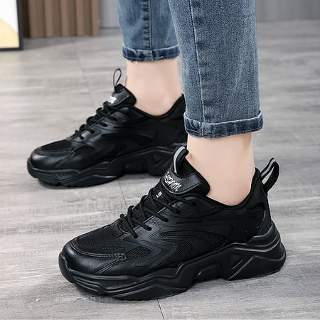 Cathalem Sneaker Heels for Women Leisure Women s Lace Up Travel Soft Sole Comfortable Shoes Women s Fresh Foam X-70 V1 Sneaker Black 6.5
Cathalem Sneaker Heels for Women Leisure Women s Lace Up Travel Soft Sole Comfortable Shoes Women s Fresh Foam X-70 V1 Sneaker Black 6.5