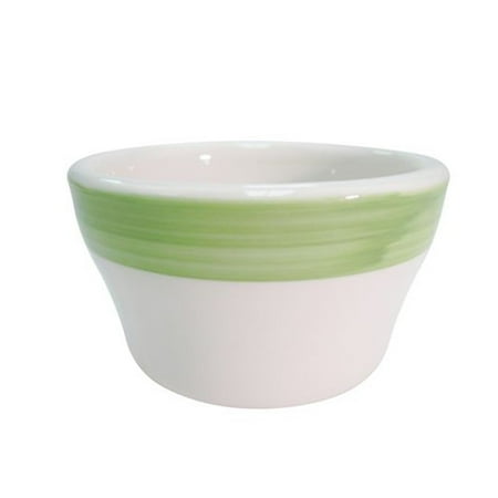 Rainbow Bouillon 7.25 Oz. Green 4 Dia. X 2-1/2 H Stoneware Green 16 packs