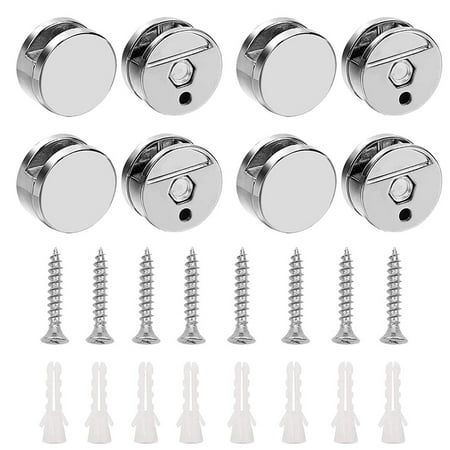 8 Pcs Mirror Clip Set Mirror Holder Clips Zinc Alloy Mirror Holders for Walls Fixed Fitting for 3-5mm Thick Mirror
8 Pcs Mirror Clip Set Mirror Holder Clips Zinc Alloy Mirror Holders for Walls Fixed Fitting for 3-5mm Thick Mirror