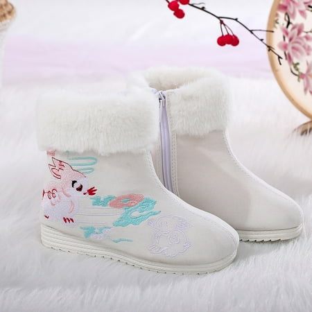 Cathalem Western Rain Boots Toddler Girls Ankle Boots Warm Cotton Boots Embroidered Boots National Style Toddler Shoe Size 5 White 11.5 Years
Cathalem Western Rain Boots Toddler Girls Ankle Boots Warm Cotton Boots Embroidered Boots National Style Toddler Shoe Size 5 White 11.5 Years