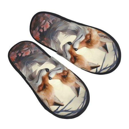 Bingfone Romantic Flower Fox House Slippers for Women Men with Soft Rubber Sole Slip On for Indoor/Outdoor-Medium
Bingfone Romantic Flower Fox House Slippers for Women Men with Soft Rubber Sole Slip On for Indoor/Outdoor-Medium