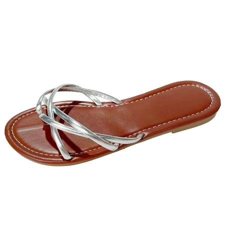 Youmylove Women Slide Slippers Fashion Summer Solid Color Leather Clamped Toe Flat Bottom Open Toe Beach Slippers Comfort Cozy Leisure Daily Walking
Youmylove Women Slide Slippers Fashion Summer Solid Color Leather Clamped Toe Flat Bottom Open Toe Beach Slippers Comfort Cozy Leisure Daily Walking