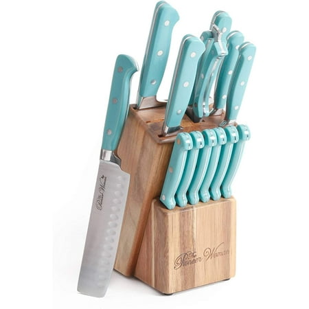 bzfwm 14-Piece TURQUOISE Cowboy Rustic Cutlery Set