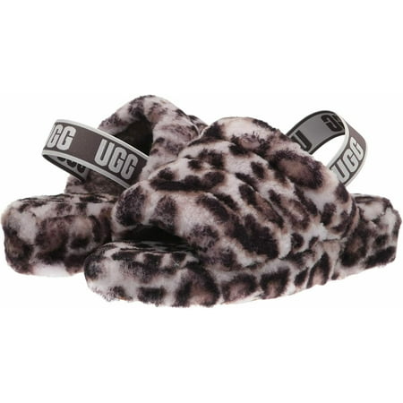 UGG Women s Fluff Yeah Slide Panther Print Slippers 1120903