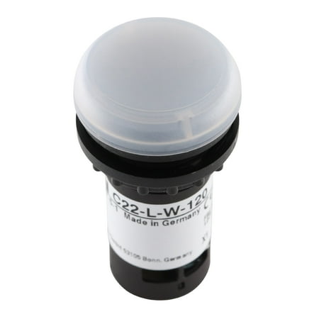 EATON C22-L-W-120 Indicating Light White LED Color White Lens Color 120VAC Voltage
EATON C22-L-W-120 Indicating Light White LED Color White Lens Color 120VAC Voltage