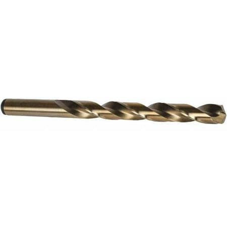 Precision Twist Drill 12.5mm 135° Cobalt Jobber Drill Oxide/Gold Finish Right Hand Cut Spiral Flute Straight Shank 5-15/16 OAL Split Point
Precision Twist Drill 12.5mm 135° Cobalt Jobber Drill Oxide/Gold Finish Right Hand Cut Spiral Flute Straight Shank 5-15/16 OAL Split Point