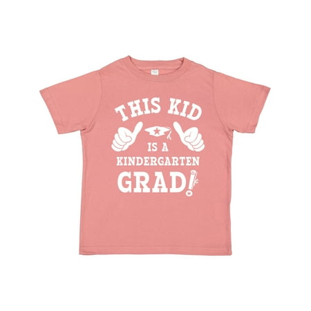 Inktastic This Kid Kindergarten Grad WHT Gift Toddler Boy or Toddler Girl T-Shirt