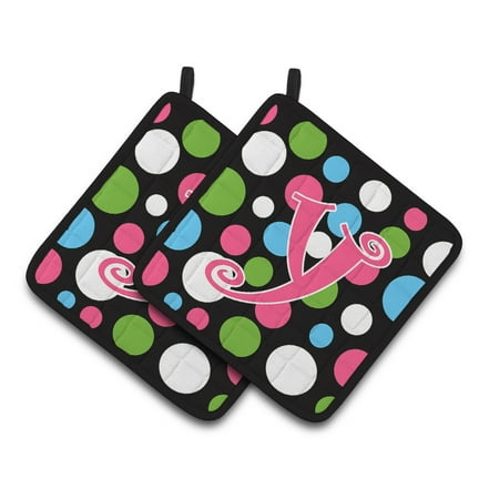 Carolines Treasures CJ1038-YPTHD Letter Y Initial Monogram - Polkadots and Pink Pair of Pot Holders 7.5HX7.5W
Carolines Treasures CJ1038-YPTHD Letter Y Initial Monogram - Polkadots and Pink Pair of Pot Holders 7.5HX7.5W