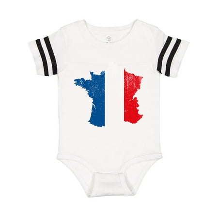 Inktastic French Map Flag Gift Baby Boy or Baby Girl Bodysuit