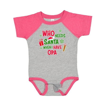Inktastic Who Needs Santa when I Have Opa Gift Baby Boy or Baby Girl Bodysuit
Inktastic Who Needs Santa when I Have Opa Gift Baby Boy or Baby Girl Bodysuit