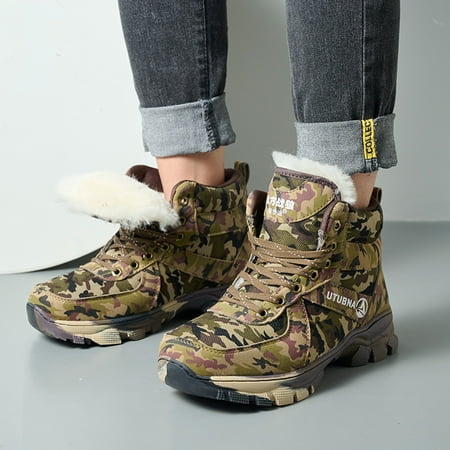 Cathalem Mens Chukka Boots Casual Winter Men s Thickened Rubber Sole Wool Warm Comfortable Snow All Terrain Boots for Men Camouflage 11.5
Cathalem Mens Chukka Boots Casual Winter Men s Thickened Rubber Sole Wool Warm Comfortable Snow All Terrain Boots for Men Camouflage 11.5
