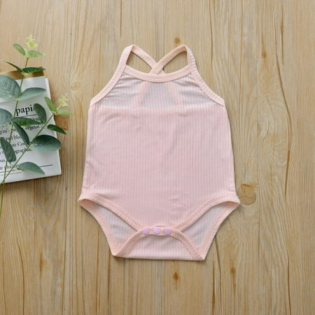 Newborn Infant Baby Solid Rompers Bodysuits Boys Girls Ribbed Clothes Outfits Summer Sleeveless Girl 0-24M Clothes
Newborn Infant Baby Solid Rompers Bodysuits Boys Girls Ribbed Clothes Outfits Summer Sleeveless Girl 0-24M Clothes