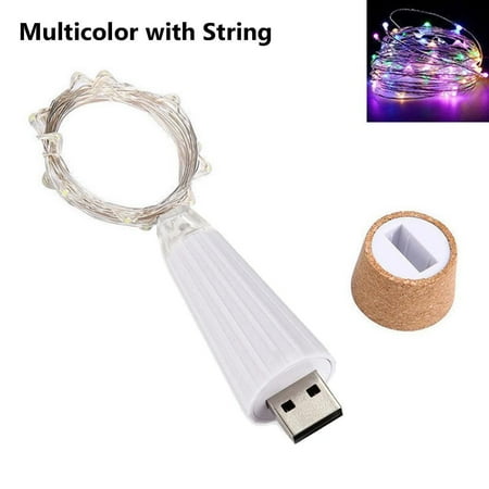Bar Party Decor Wedding USB Charging Wine Bottle Lamp Cork Shaped LED Wine Stopper Night Light MULTICOLOR WITH STRING
Bar Party Decor Wedding USB Charging Wine Bottle Lamp Cork Shaped LED Wine Stopper Night Light MULTICOLOR WITH STRING
