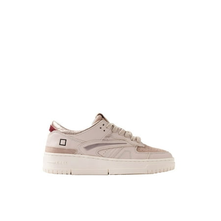 D.A.T.E Torneo Shiny Ivory Sneaker Pink (Women's)