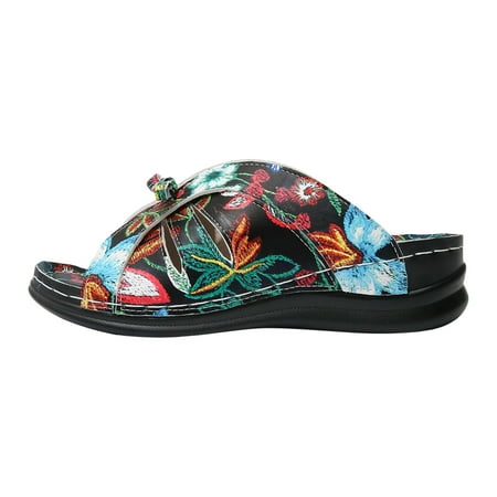 ZAROYEAX Ladies Summer Retro Colour Blocking Flowers Straps Bow Hollow Fish Mouth Slope with Thick Bottom Beach Large Size Sandals Slippers
ZAROYEAX Ladies Summer Retro Colour Blocking Flowers Straps Bow Hollow Fish Mouth Slope with Thick Bottom Beach Large Size Sandals Slippers