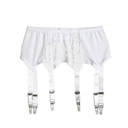 Kiapeise Sexy Mesh Garter Belt with Straps for Stockings Lingerie