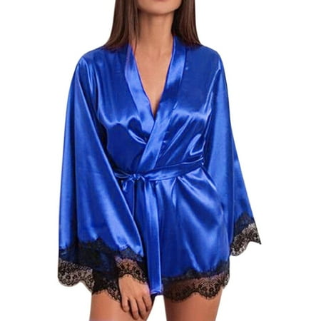 Wozhidaose Underwear Women Women Satin Nightdress Silk Lace Lingerie Nightgown Sleepwear Robe Pajamas for Women
Wozhidaose Underwear Women Women Satin Nightdress Silk Lace Lingerie Nightgown Sleepwear Robe Pajamas for Women