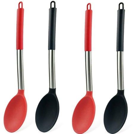 Silicone Cooking Spoon Set of 4 Non Stick Solid Basting Spoon Heat-Resistant Kitchen Utensils for Spoon
Silicone Cooking Spoon Set of 4 Non Stick Solid Basting Spoon Heat-Resistant Kitchen Utensils for Spoon