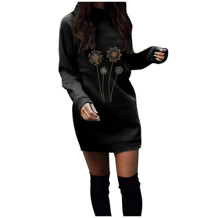 Zedker Fall Wedding Guest Dresses Party Dress for Women Women s Fashion Casual Comfortable Long Sleeve Solid Round-Neck Print Dress
Zedker Fall Wedding Guest Dresses Party Dress for Women Women s Fashion Casual Comfortable Long Sleeve Solid Round-Neck Print Dress
