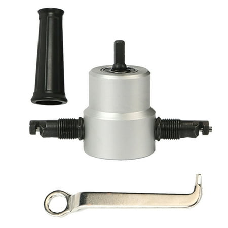 JUNTEX Double Head Sheet Metal Nibbler Saw Cutter 360 Degree Adjustable Drill Attachment with Extra Punch Free Cutting Tool
JUNTEX Double Head Sheet Metal Nibbler Saw Cutter 360 Degree Adjustable Drill Attachment with Extra Punch Free Cutting Tool