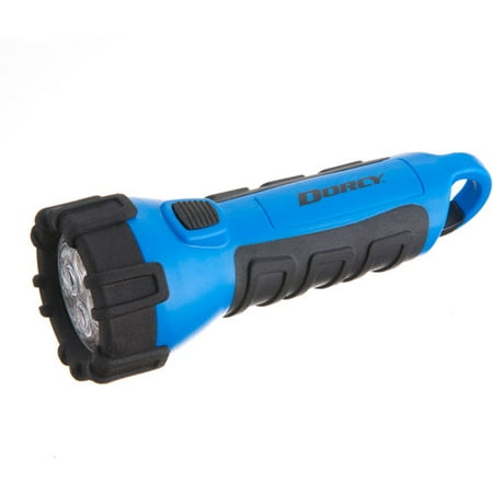 Dorcy 55 Lumen Floating Waterproof LED Flashlight with Carabineer Clip Dorcy, Blue