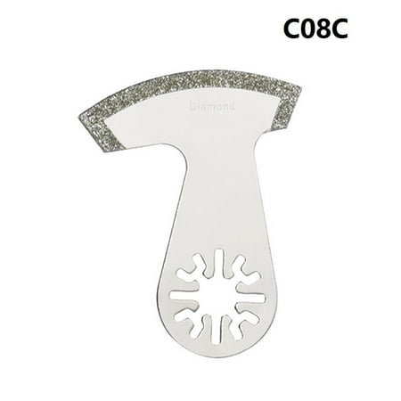 1XDiamond E-cut Circular Oscillating Saw Blades For Triangle Rasp Multitool Tile