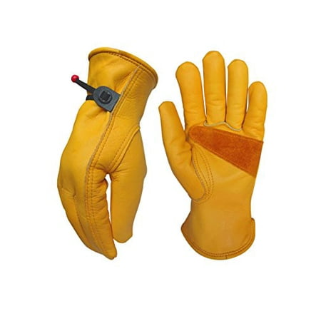 Heavy-Duty Cowhide Work Gloves Leather Work Gloves for Industrial/Gardening/Cutting/logging/Mechanics/Yard/Construction/Motorcycle/Farm Men & Women Medium(1 Pair)
Heavy-Duty Cowhide Work Gloves Leather Work Gloves for Industrial/Gardening/Cutting/logging/Mechanics/Yard/Construction/Motorcycle/Farm Men & Women Medium(1 Pair)