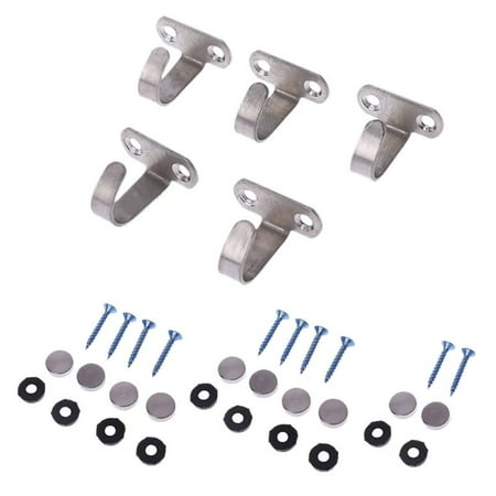 YESTUNE 5x Stainless Steel J Shape Hook For Ceiling Cabinet Top Hanger Cloth Towel Robe
YESTUNE 5x Stainless Steel J Shape Hook For Ceiling Cabinet Top Hanger Cloth Towel Robe