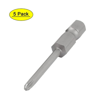 Unique Bargains 5pcs 1/4 Hex Shank 3mm PH1 Magnetic Crosshead Screwdriver Bits 50mm
Unique Bargains 5pcs 1/4 Hex Shank 3mm PH1 Magnetic Crosshead Screwdriver Bits 50mm