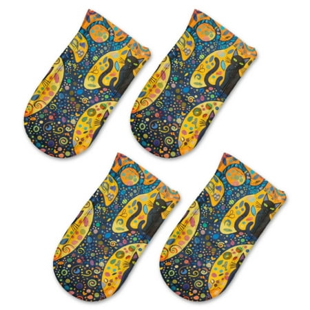 BaHomeck Pot Handle Holder Covers 4Pcs Colorful Abstract Painting Of Black Cats Non Slip Heat-Resisting Pan Handle Covers For Home Kitchen Baking Cooking BBQ Cookwares 6×3In
BaHomeck Pot Handle Holder Covers 4Pcs Colorful Abstract Painting Of Black Cats Non Slip Heat-Resisting Pan Handle Covers For Home Kitchen Baking Cooking BBQ Cookwares 6×3In