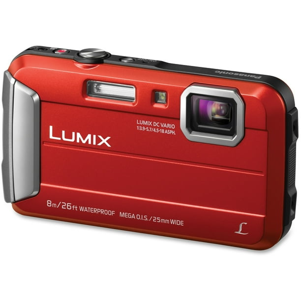 Panasonic, PANDMCTS30R, Active Lifestyle Tough Camera, 1 Each, Red