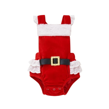 Canrulo Christmas Newborn Baby Girl Santa Claus Romper Lace Princess Dress Bodysuit Jumpsuit Clothes Red 9-12 Months
Canrulo Christmas Newborn Baby Girl Santa Claus Romper Lace Princess Dress Bodysuit Jumpsuit Clothes Red 9-12 Months