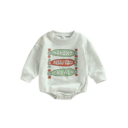 QILINXUAN Baby Boy Girl Christmas Clothes Long Sleeve Crewneck Sweatshirt Romper Oversized Bodysuit Sweater Tops Xmas Outfits
QILINXUAN Baby Boy Girl Christmas Clothes Long Sleeve Crewneck Sweatshirt Romper Oversized Bodysuit Sweater Tops Xmas Outfits