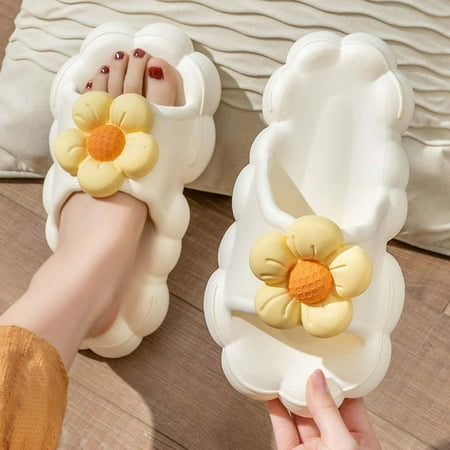 Ecqkame Pillow Slippers for Women and Men Clearance Womens Cute Slippers Super Soft Breathable Non-slip Bedroom Home Slippers White 36-37
Ecqkame Pillow Slippers for Women and Men Clearance Womens Cute Slippers Super Soft Breathable Non-slip Bedroom Home Slippers White 36-37
